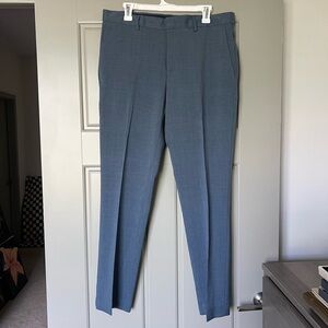 NWOT Grey Perry Ellis Slim Fit Dress Pants 34x32